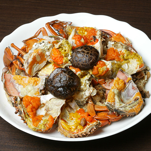 Rice Cake with Crab 