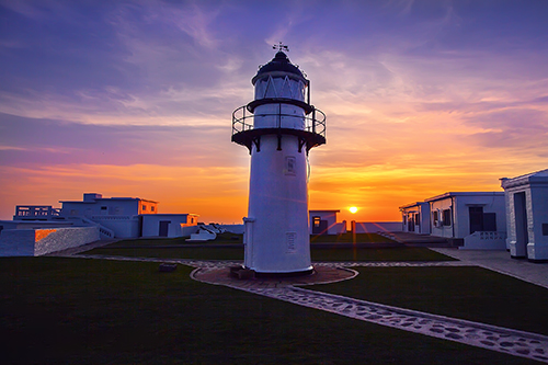 Sunset of Xiyu Lighthouse