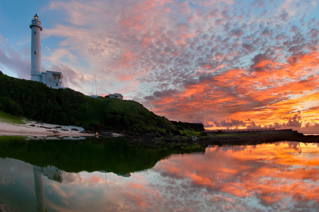 Sunset at Green Island Lighthouse