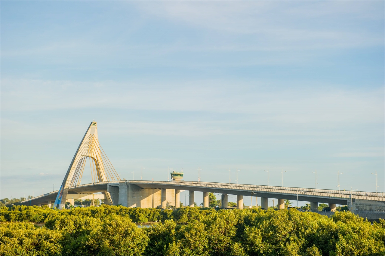 Overlooking Dapeng Bay Bridge