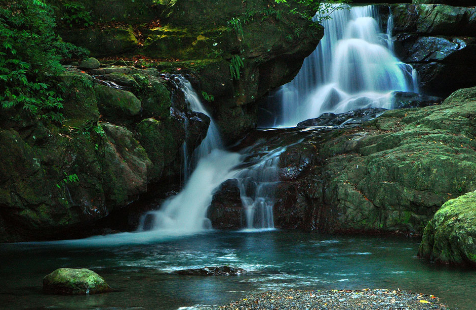 Waterfalls in Manyueyuan National Forest Recreation Area