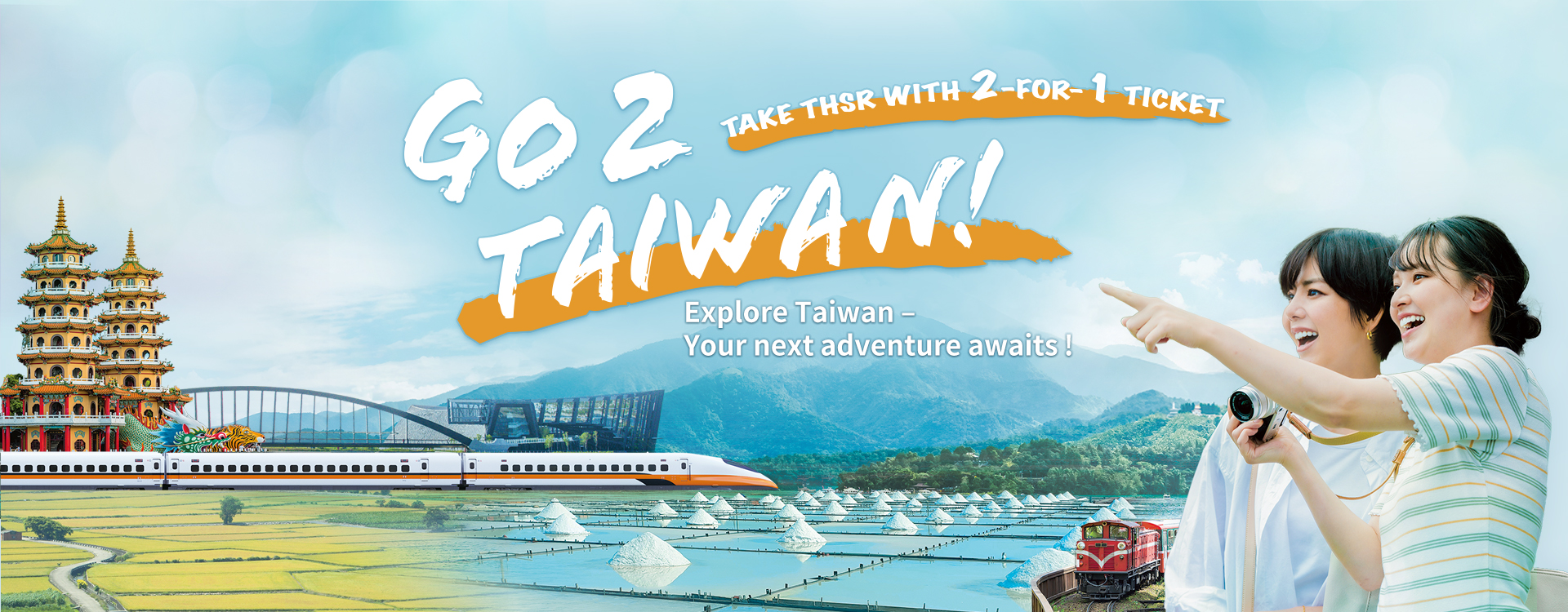 Go 2 Taiwan: One-Way Ticket Buy 1 Get 1 Free
