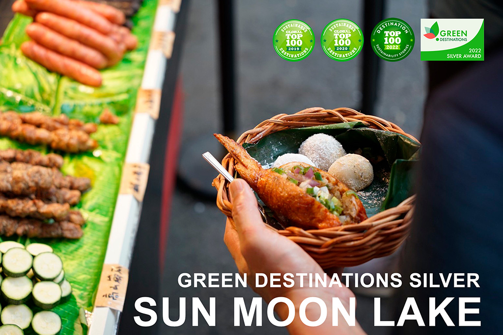 Sun Moon Lake has been selected three times for the Green Destinations Top 100 Stories. This year's theme is reducing plastics at the source. 