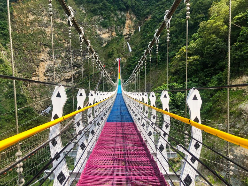 Shuanglong Rainbow Suspension Bridge