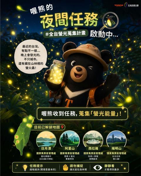 #觀光署旅遊趣｜喔熊的夜間任務啟動中最近的台灣有點不一樣晚上 ...
