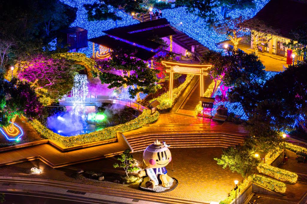 2025-2026 Pingtung Sichongxi Hot Spring Season Main Lantern Grand view of the light zone