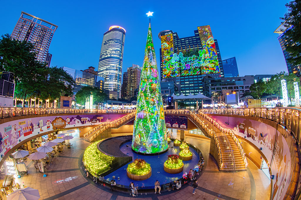 Mapping Show - Merry Christmas  Year：2019  Source：Tourism and Travel Department, New Taipei City Government