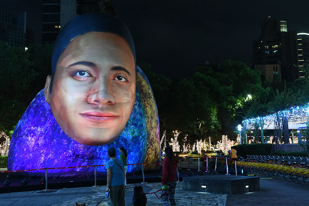 The Rock Johnson Installation Art  Year：2020  Source：Department of Information and Tourism, Taipei City Government