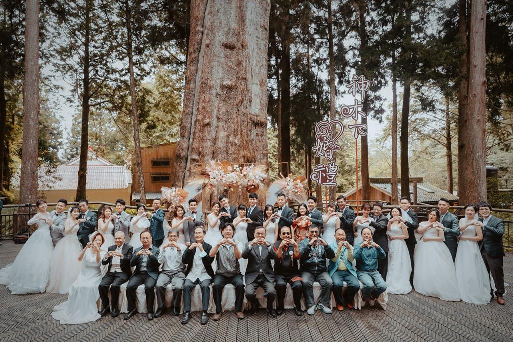 Wedding Under The Alishan Divine Tree  Year：2021  Source：Alishan National Scenic Area Administration