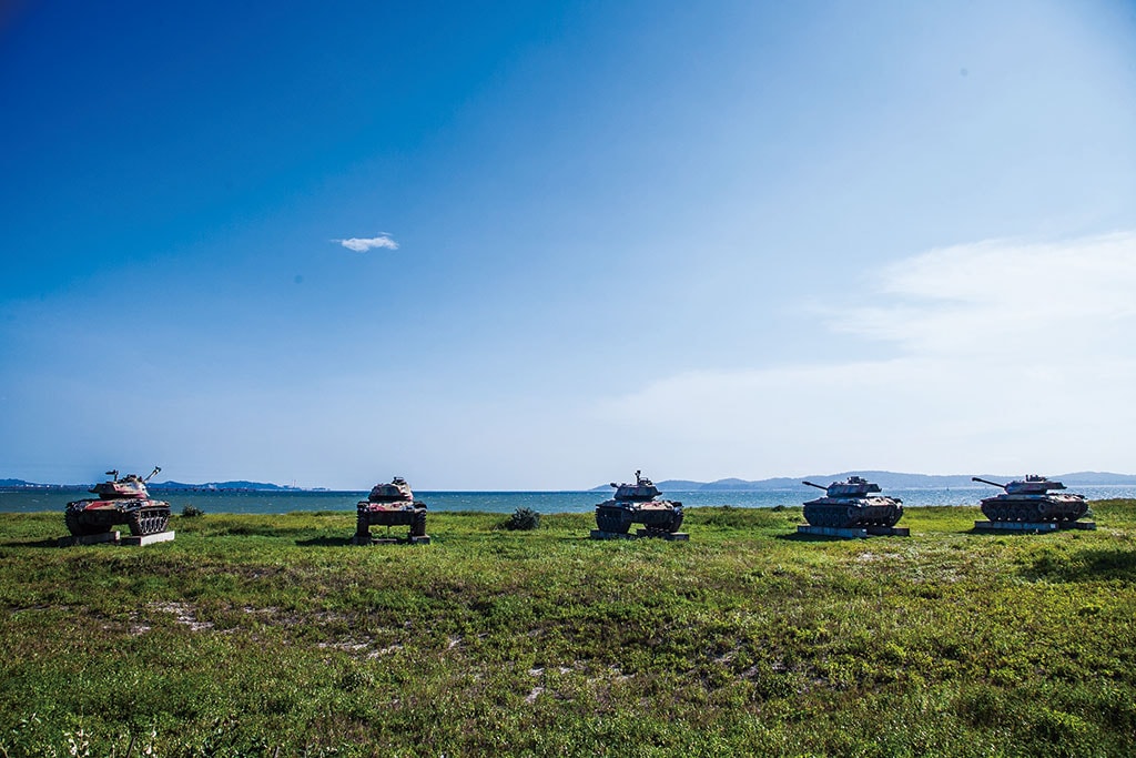 Tanks on Kinmen Island