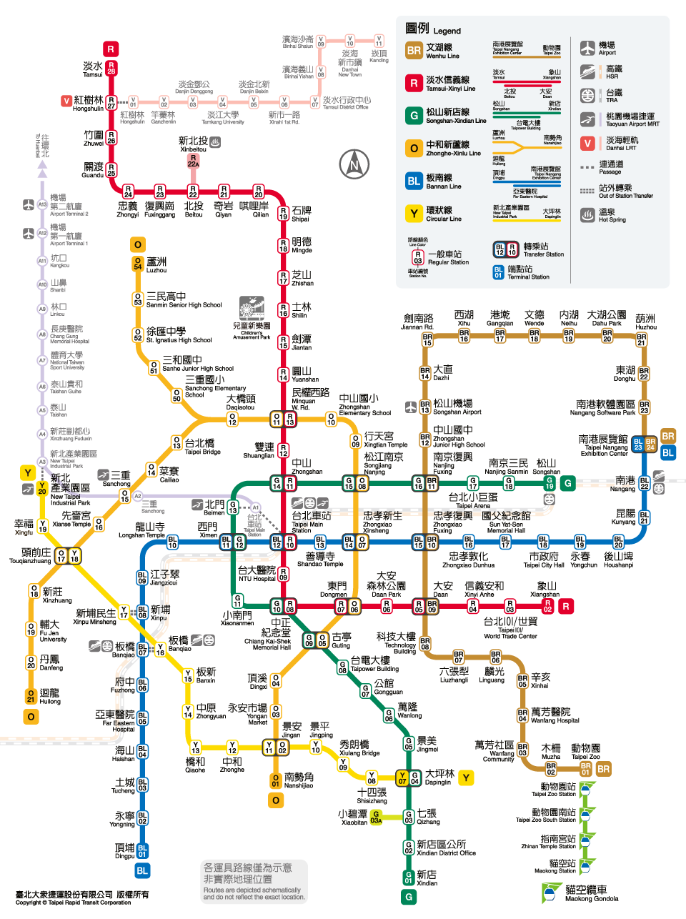 Routes and Stations