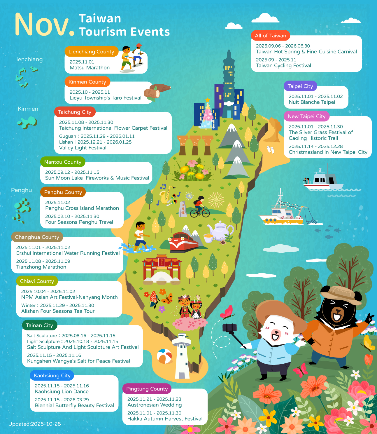  November Taiwan Tourism Events
