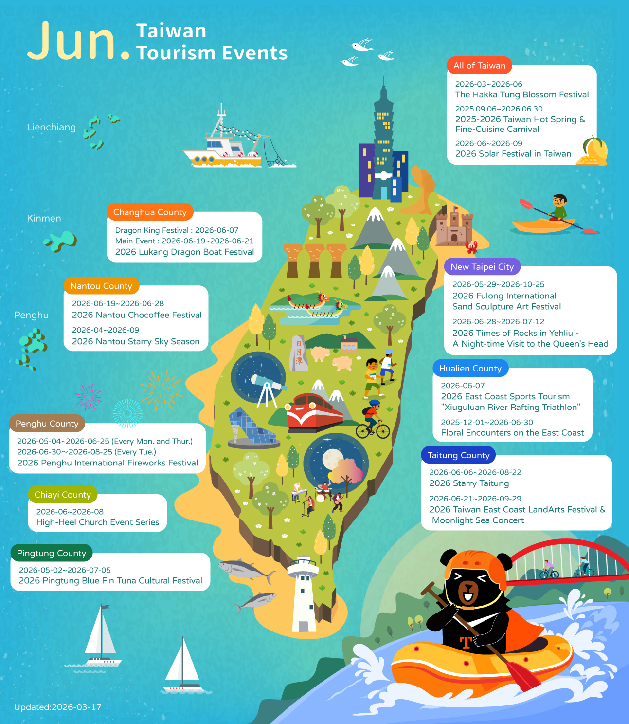 June Taiwan Tourism Events